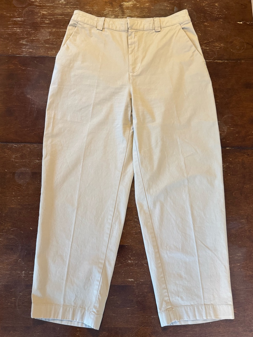 GAP Women's Beige Khaki Chino Pants - Barrel Leg